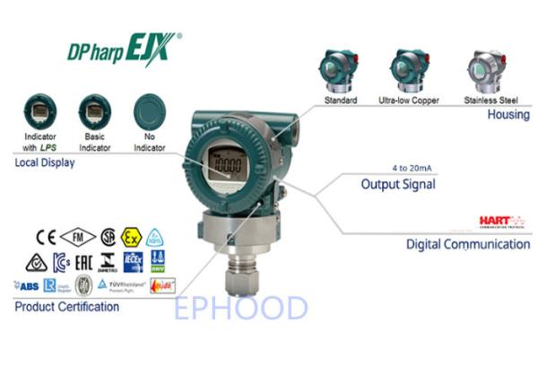 Buy EJX630A Model High Performance Diff Pressure Transmitter Digital Pressure Transmitter at wholesale prices