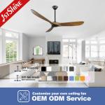 220v Solid Wood Ceiling Fan Low Power Consumption Power Efficient