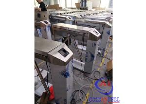 Quality QR code card reader Half Height Double Face Recognition Mechanism tripod turnstile zk for sale