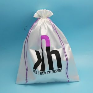 Quality Lightweight Travel Packaging Drawstring Bag Printed Logo for sale