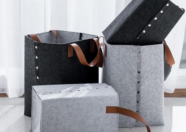 Buy Double Color Felt Cube Storage Boxes Housewives Necessary With Large Capacity at wholesale prices