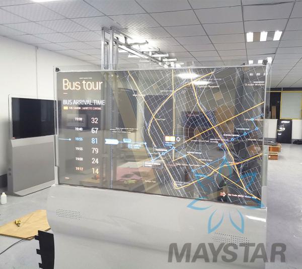 Buy OEM / ODM Transparent OLED Display Ultra Thin Embedded Wireless Control at wholesale prices
