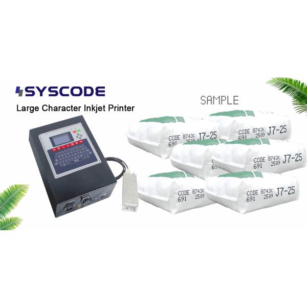 57 Dot Matrix Large Character Printing Water Based Ink 220V AC 50Hz