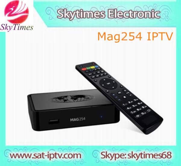 Buy IPTV MAG254 powferful digital satellite receiver mag254  set top box at wholesale prices