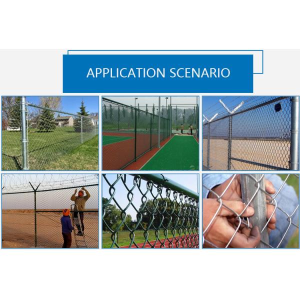 Factory Airport 20*20mm 6 Gauge PVC Coated Chain Link Fencing