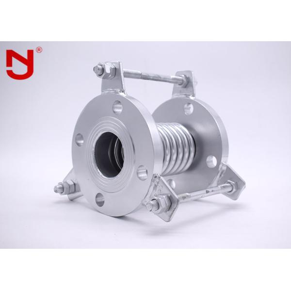 SS Edge Metal Bellows Expansion Joints High Temperature With Flat Welding Flanges