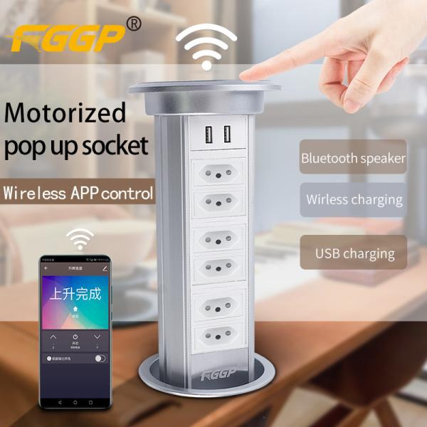Buy Self Lifting Kitchen Pop Up Sockets 2400w Pop Up Powerpoint at wholesale prices