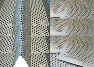 Quality Solid Perforated Anodized Aluminum Sheet 2200 mm Max Length For Decoration for sale