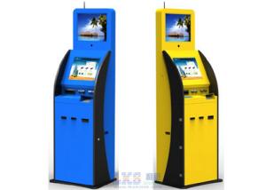 Quality Indoor Dual Display Self Service Payment Kiosk Interactive With POS Terminal for sale