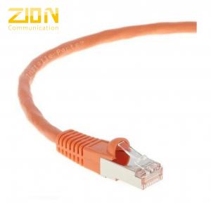 China F/UTP Cat6 Shielded Patch Cables Snagless PVC LSZH Available In 10 Color on sale