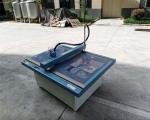 CNC Flatbed Cardboard Template Cutter Machine Double Head For Garment Pattern