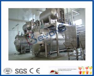 Quality Industrial Dairy Milk Pasteurization Equipment , 0.6MPa Bottle Steam Sterilizer for sale