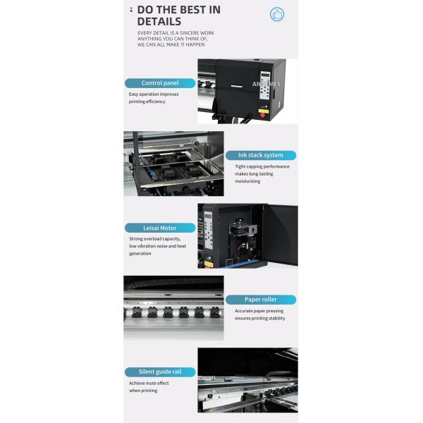 Large Format DTF Fluorescent Printer A1 2in1 for Digital Tshirt Printing on Fabric