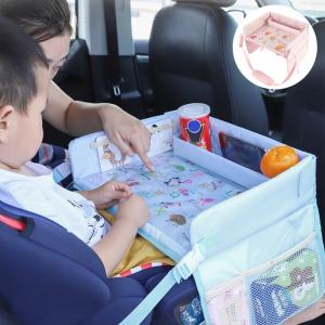 China Customized Waterproof Baby Car Seat Tray Kids Stroller Car Seat Food Holder Desk on sale
