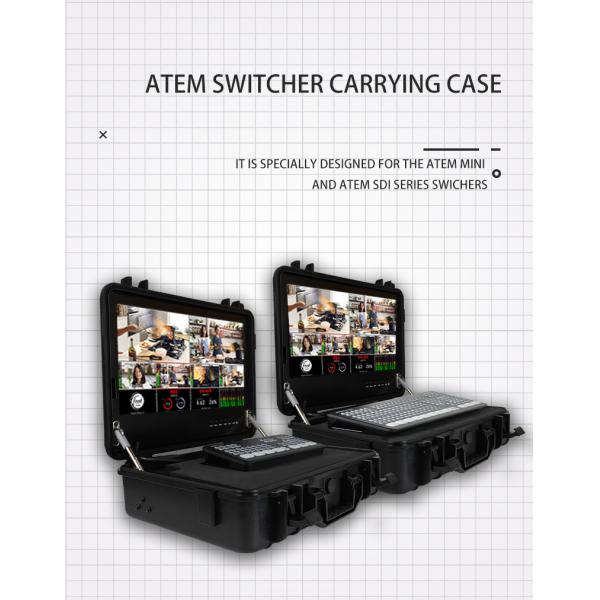 ATEM SDI Series Switchers Protective Carrying Case with Built-in 15.6 Inch Monitor