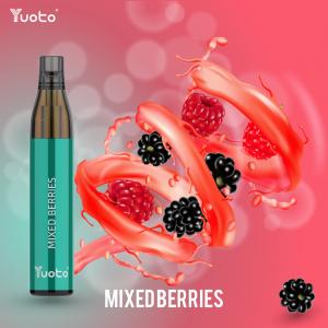 China Yuoto Bottlemax Disposable Vape Pens Bulk 600 Puffs Mixed Berries Low Nicotine 2% TPD on sale