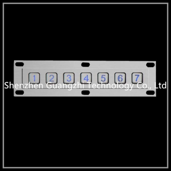 Buy 7 Buttons Backlit Numeric Keypad For Access Control Side Key Type at wholesale prices