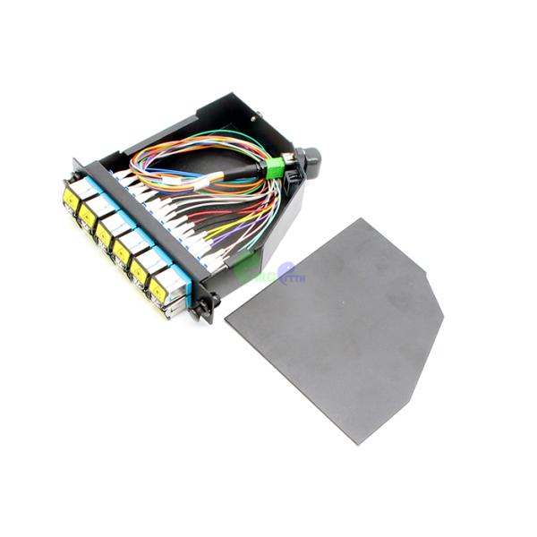 CRS Metal 9 / 125μm MPO - LC Cassette Duplex SM Superior Mechanical Properties