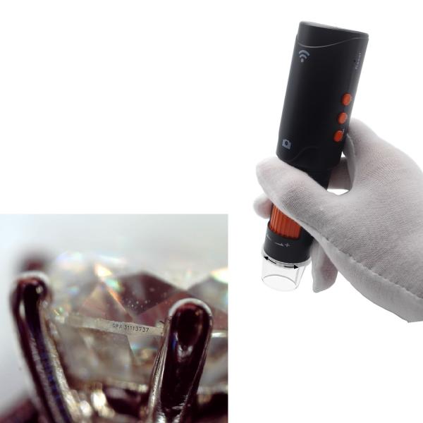 Buy 12MP Portable Digital Microscope For Coins 1200x Polarizer Measurement at wholesale prices