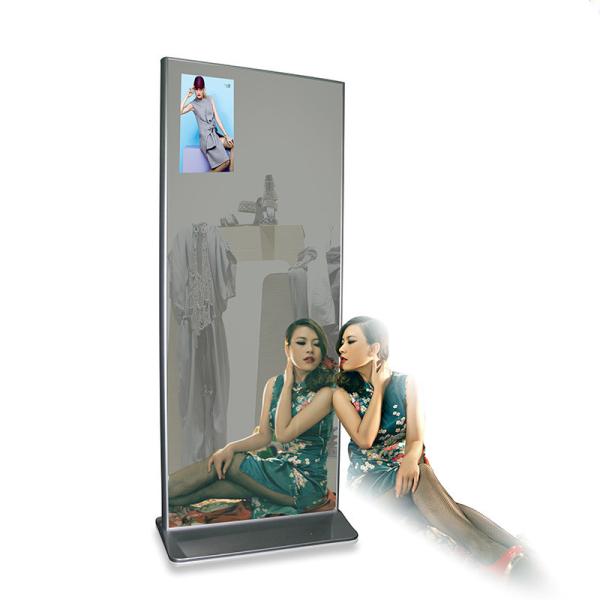 Buy Black LCD Magic Mirror Interactive Touch Screen Kiosk 43 Inch With Motion Sensor at wholesale prices
