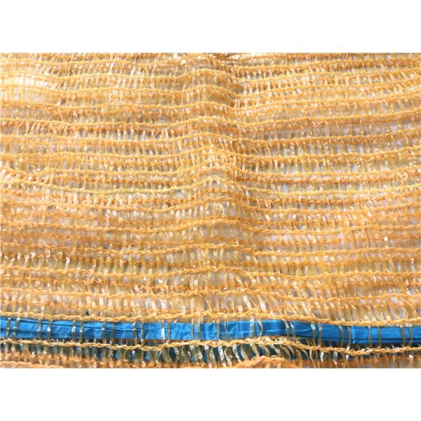 41*59cm Free Sample Orange Color Raschel Mesh Bag for Onion and Potato Sacks