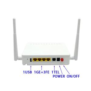 Quality ONT ONU F663N V3 Gpon 4Lans 1GE 3FE WiFi ONU GPON ONT with English Firmware for sale