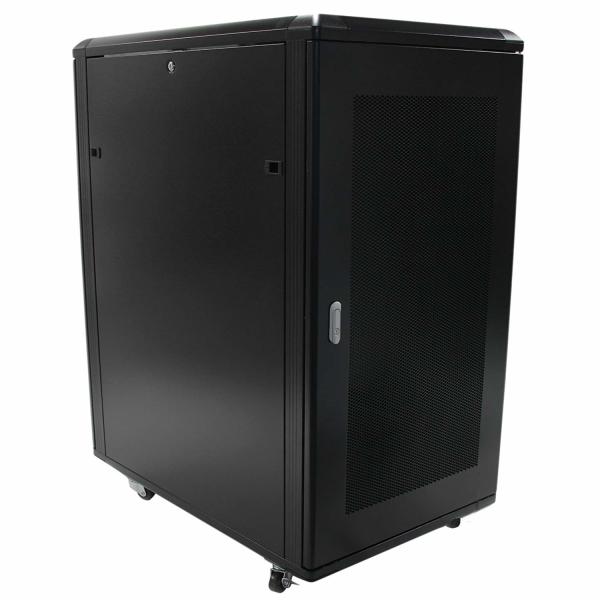 22u floor standing network equipment server rack for studio surveillance data room
