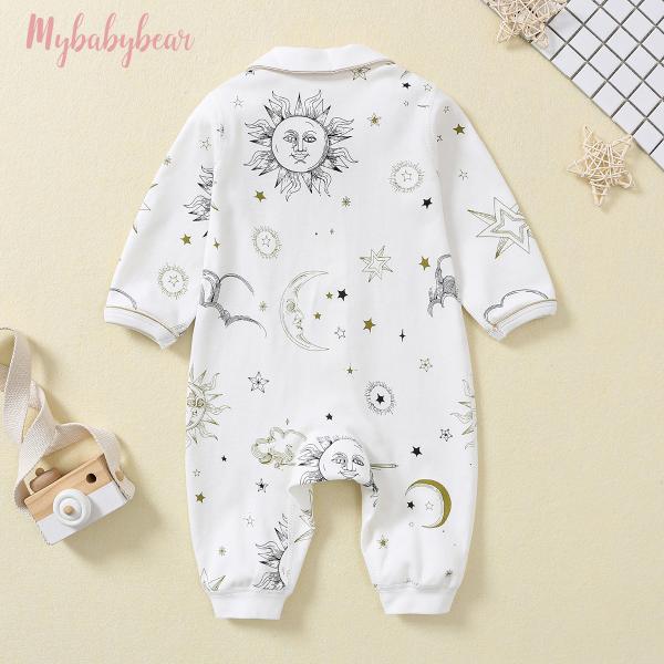 2023 Newborn In Stocks Or Customized 100% Organic Cotton with Printing Baby Clothing