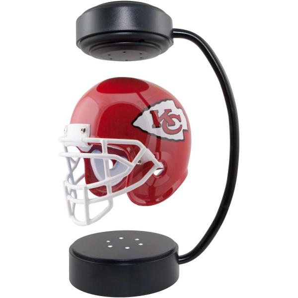 factory wholesale magnetic levitation floating hover helmet display racks with led light