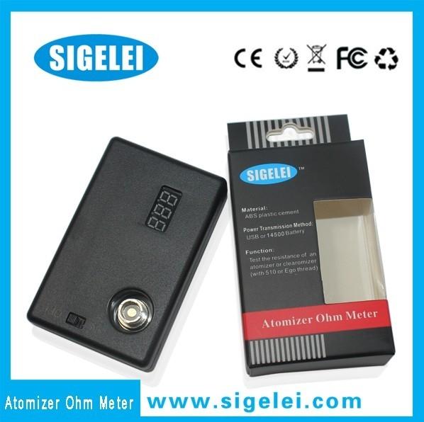 Buy ecig ohm meter Electronic Cigarette,cartomizer and atomizer ohm meter at wholesale prices