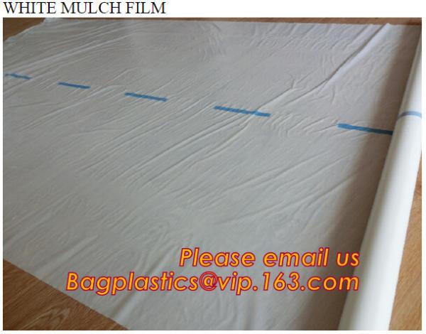 Durable plastic mulch film for greenhouse,Black/white Mulch Film/clear Plastic Protective Film,pe agriculture white/blac