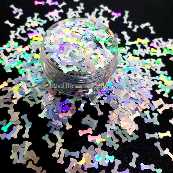 Add a Touch of Elegance to Your Wedding with Dog Bone Glitter Shaped