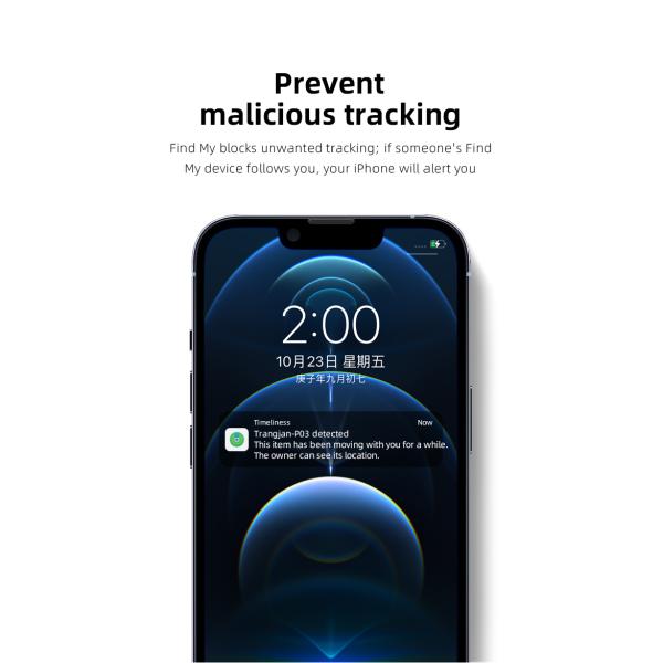 3V Smart Bluetooth GPS Lost Item Tracker For Apple Find My APP ITag Anti Lost Reminder