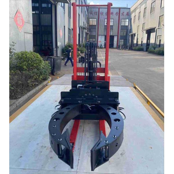 Semi Electric Roll Stacker With Clamp Rotated 90 180 360 Degree For Chemical Industry