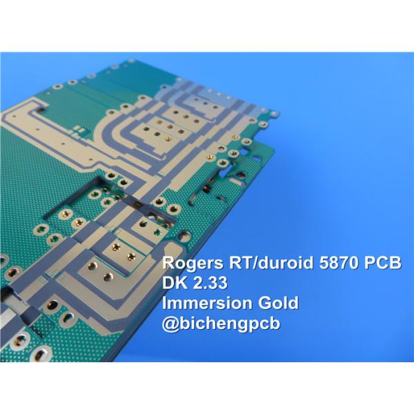 Rogers RT/Duroid 5870 White Silkscreen 0.4mm High Frequency PCB Design OSP Surface Finish PCB