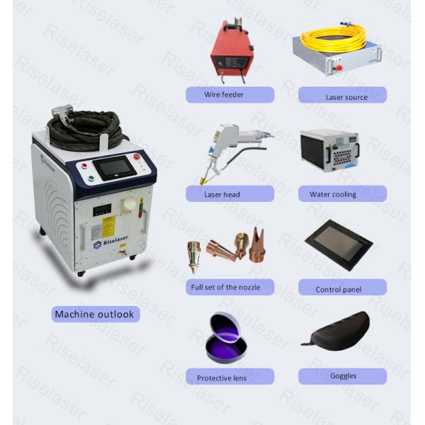 3 In 1 1500w Continuous Welding Machine Handheld Laser Welding Machine