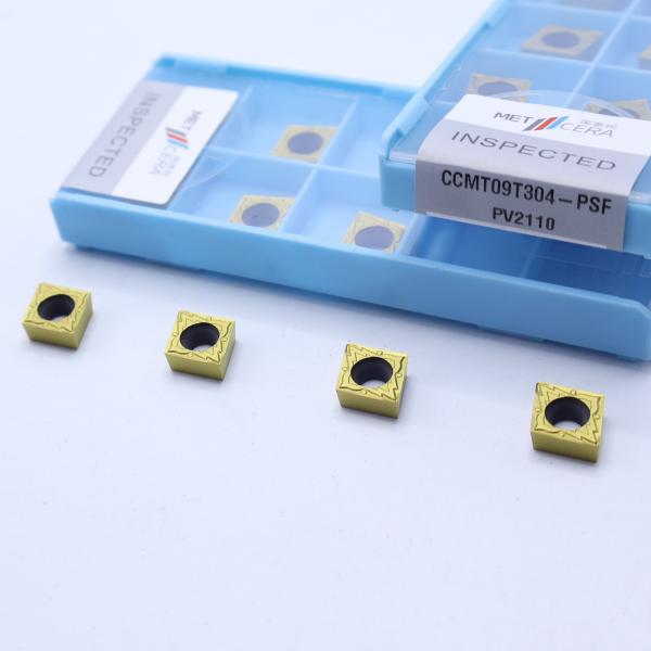 Buy CCMT09T304 PVD Coated Cermet Turning Inserts,CCMT Insert Mutilayer Coated Lathe Replacement Inserts for Lathe Turning Tool Holder Boring Bar at wholesale prices