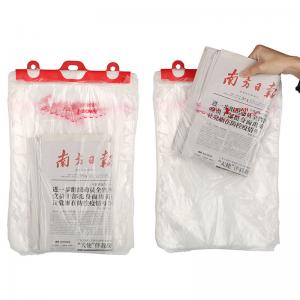 China Customized Printed Shopping Plastic Bags For Newspaper Delivery on sale
