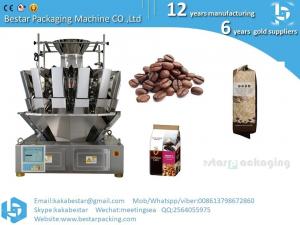 Quality Automatic multi-line plastic bag cocoa coffee bean bag machine for sale