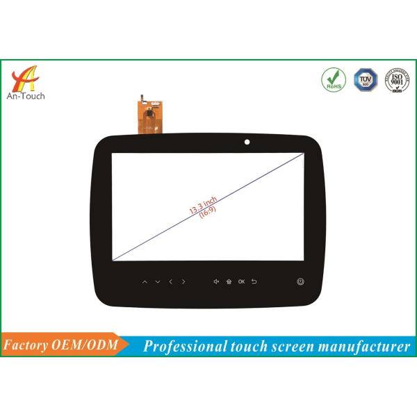 Interactive USB Touch Screen 13.3 Inch , Replacement Touch Panel 1.1mm Cover Lens