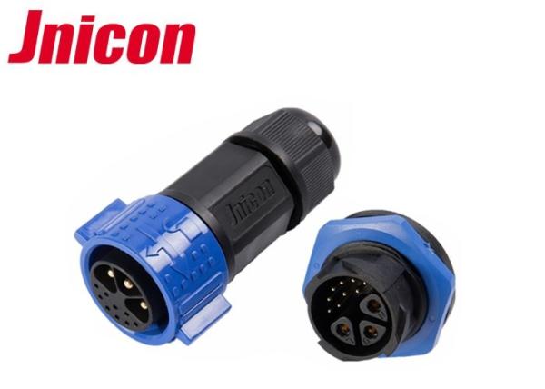 3+9 Pin IP67 Plug Socket Multi Pin Connectors Waterproof Data And Power