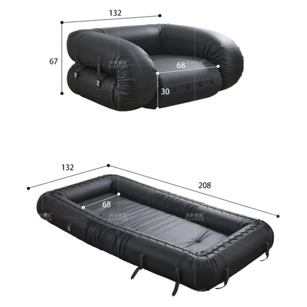 BN Sofa Bedroom Tatami Foldable Single Sofa Chair Functional Chair Recliner Functional Office Sectional Sofa Chair