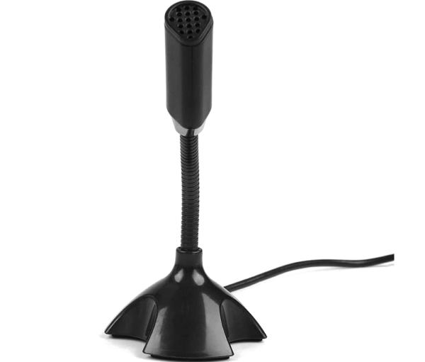 Buy ABS Omnidirectional Gooseneck Condenser Microphone With Base at wholesale prices