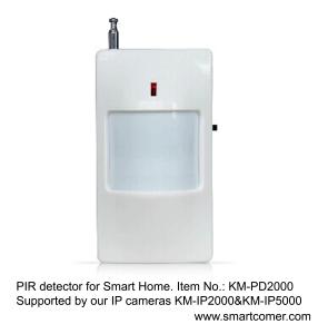China wireless pir sensor motion detector for Security home alarm system support ip cameras on sale