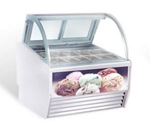 China Danfoss Compressor 240L Store Ice Cream Display Cabinets on sale