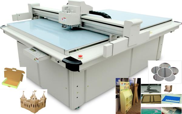 30mm CNC Carton Box Cutting Machine Optional Router With Variable Oscillating