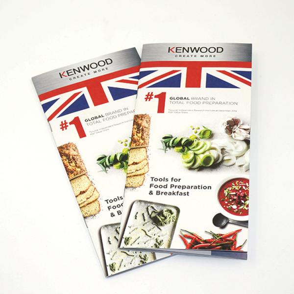 110mmx210mm Custom Handbook Promotional Booklet Printing Matt Lamination