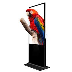 China 55 Inch Vertical Advertising Display Floor Standing 4K LCD Video Wall 1920x1080 on sale