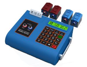 China RS485 Potable Ultrasonic Flow Meter With Printer Transducer Mounting Bracket on sale