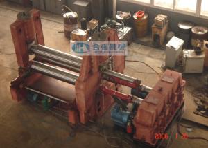 Three Roller Level Down Type Plate Roll Bending Machine With Pre Bending